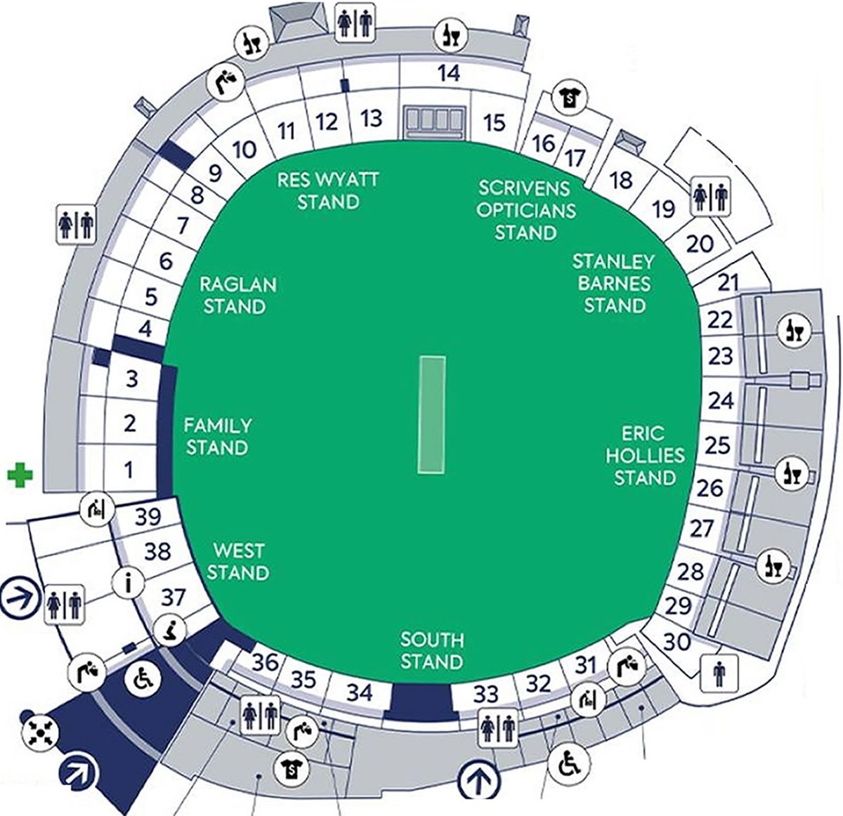 Edgbaston Cricket Stadium Map